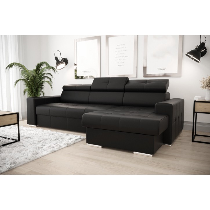 copy of Canapé d'angle reversible convertible ANDRE 202 x 85 cm en plusieurs couleurs