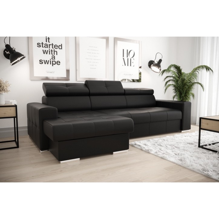 copy of Canapé d'angle reversible convertible ANDRE 202 x 85 cm en plusieurs couleurs