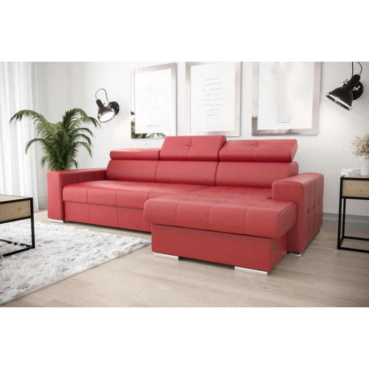 copy of Canapé d'angle reversible convertible ANDRE 202 x 85 cm en plusieurs couleurs