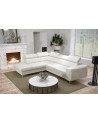 Sofá rinconera convertible de cuero ORION II 255 x 255 cm en varios colores