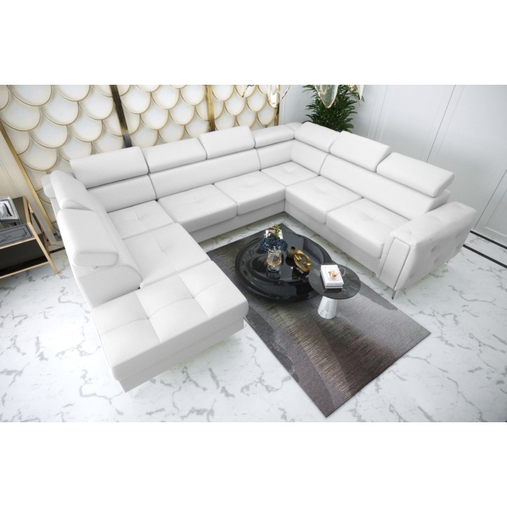 copy of Canapé d'angle reversible ANDRE 202 x 85 cm en plusieurs couleurs