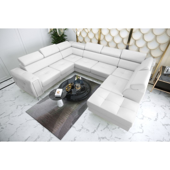 copy of Canapé d'angle reversible ANDRE 202 x 85 cm en plusieurs couleurs