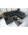 Canapé en U convertible en cuir ORION MAX I 225 x 350 x 255 cm en plusieurs couleurs