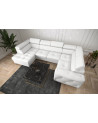 Canapé d'angle convertible en cuir ORION MAX II 165 x 350 x 185 cm en plusieurs couleurs