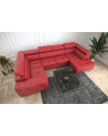 Sofá esquinero convertible de cuero ORION MAX II 165 x 350 x 185 cm en varios colores