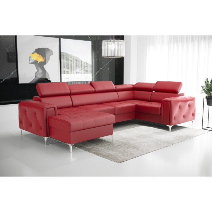 copy of Canapé d'angle reversible convertible ANDRE 202 x 85 cm en plusieurs couleurs