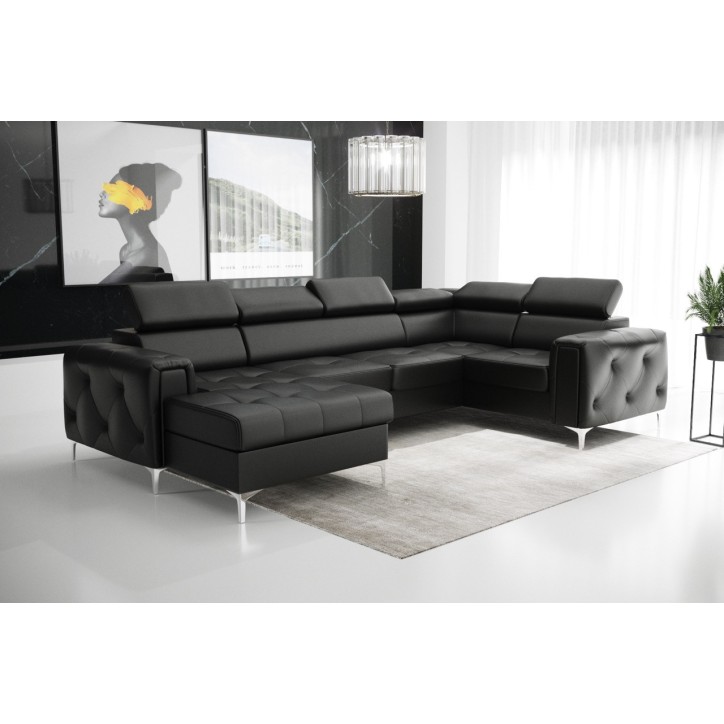 copy of Canapé d'angle reversible convertible ANDRE 202 x 85 cm en plusieurs couleurs