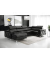 Canapé d'angle convertible en cuir ORION MAX III 165 x 320 x 190 cm en plusieurs couleurs