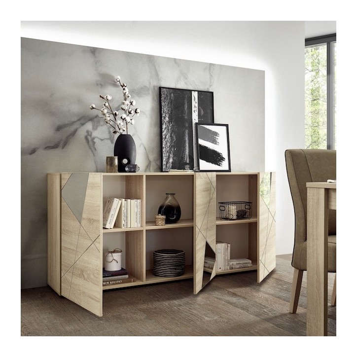 Buffet VITTORIA chêne Sonoma 181 cm