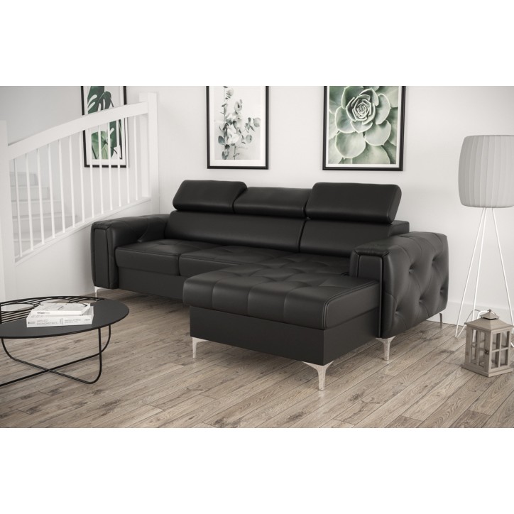 copy of Canapé d'angle reversible convertible ANDRE 202 x 85 cm en plusieurs couleurs
