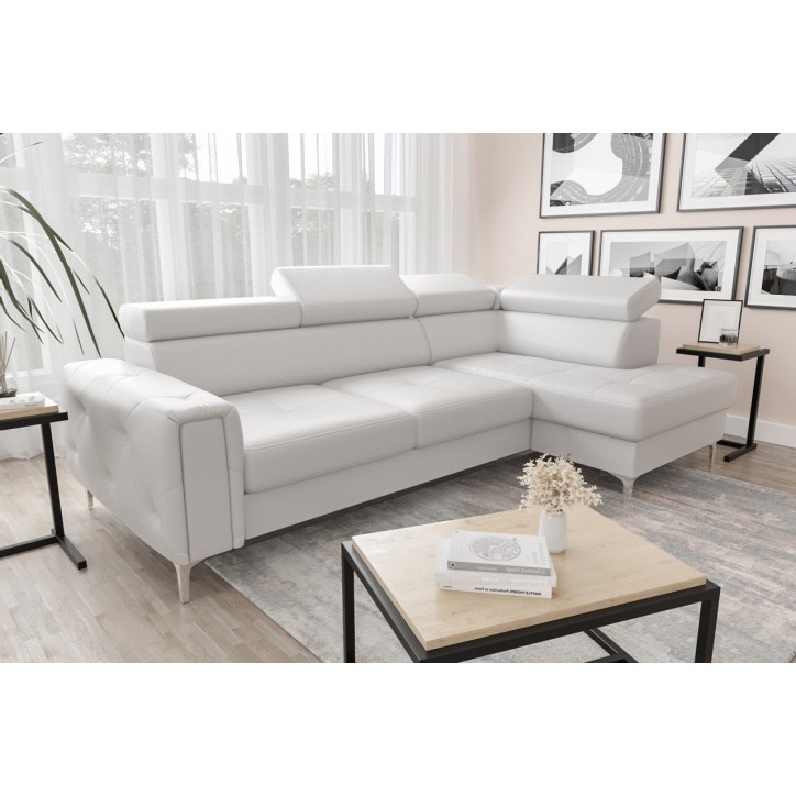 copy of Canapé d'angle reversible ANDRE 202 x 85 cm en plusieurs couleurs