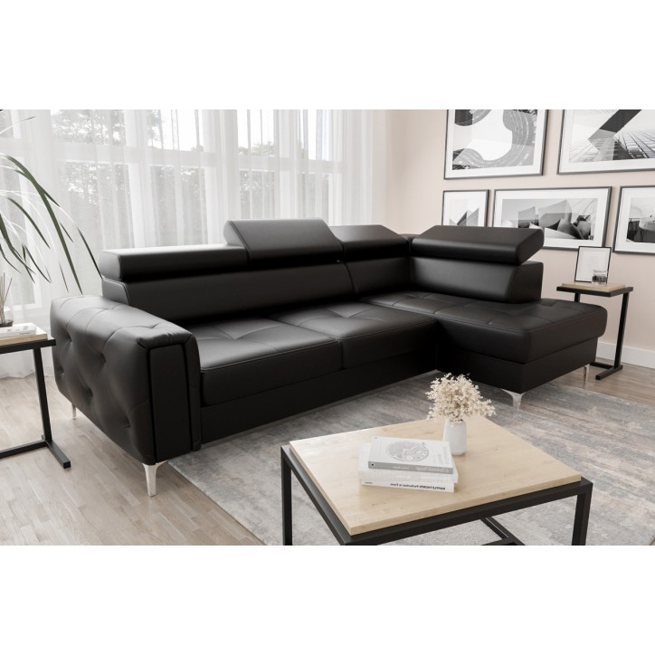 copy of Canapé d'angle reversible convertible ANDRE 202 x 85 cm en plusieurs couleurs
