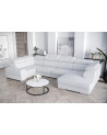 Sofá en U convertible de cuero ROYAL MAX I  210 x 375 x 185 cm en varios colores