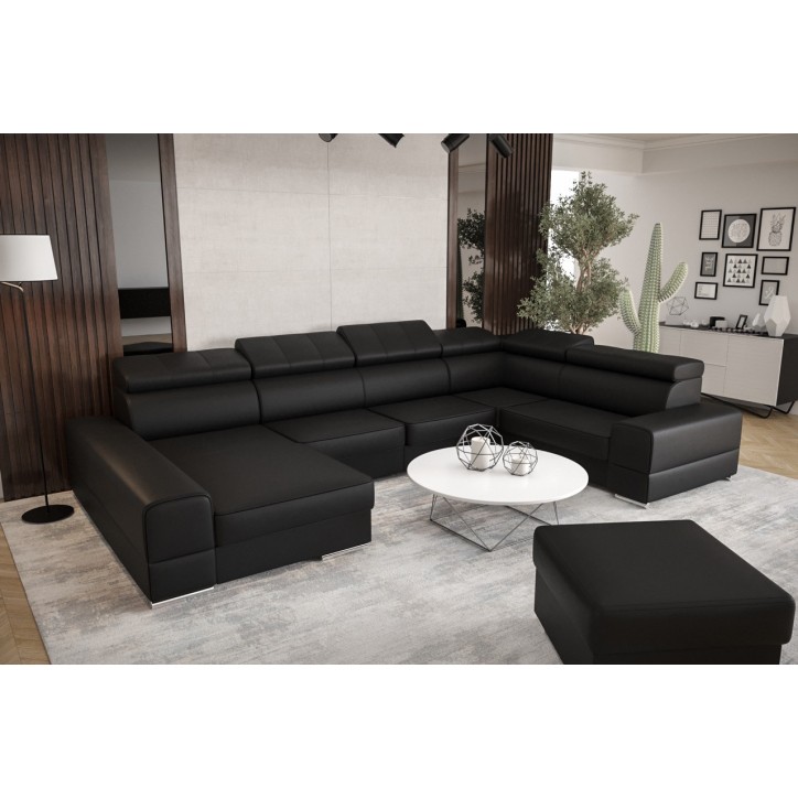 copy of Canapé d'angle reversible convertible ANDRE 202 x 85 cm en plusieurs couleurs