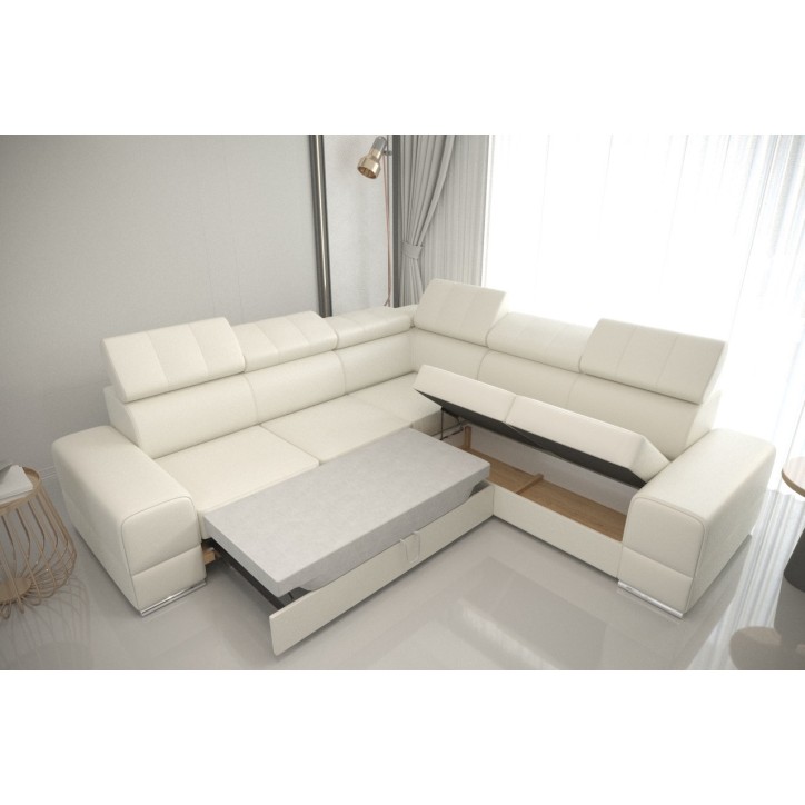 copy of Canapé d'angle reversible convertible ANDRE 202 x 85 cm en plusieurs couleurs