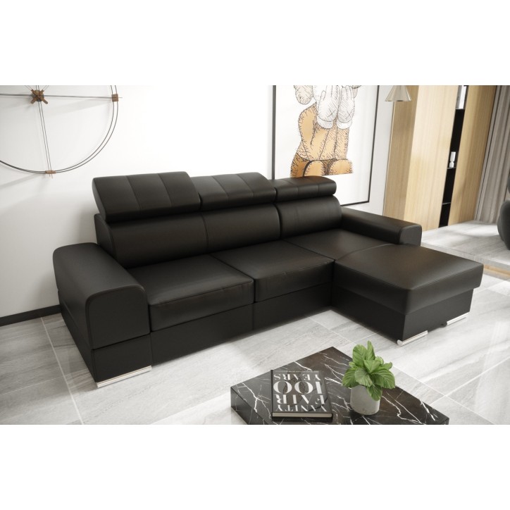 copy of Canapé d'angle reversible convertible ANDRE 202 x 85 cm en plusieurs couleurs