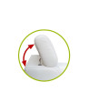 Sofá rinconera convertible de cuero ROYAL 295 x 185 cm en varios colores