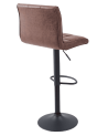 Tabouret de bar MODENA de 95 à 115 cm marron vintage