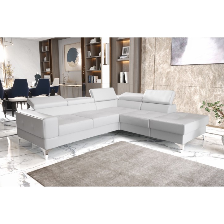 copy of Canapé d'angle reversible convertible ANDRE 202 x 85 cm en plusieurs couleurs
