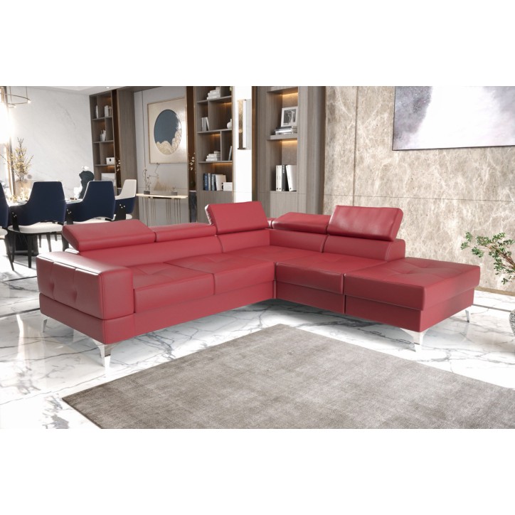 copy of Canapé d'angle reversible convertible ANDRE 202 x 85 cm en plusieurs couleurs