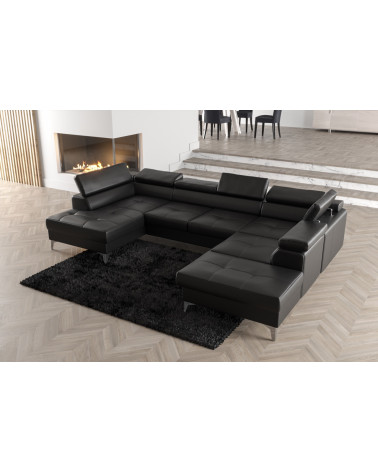 copy of Canapé d'angle reversible convertible ANDRE 202 x 85 cm en plusieurs couleurs
