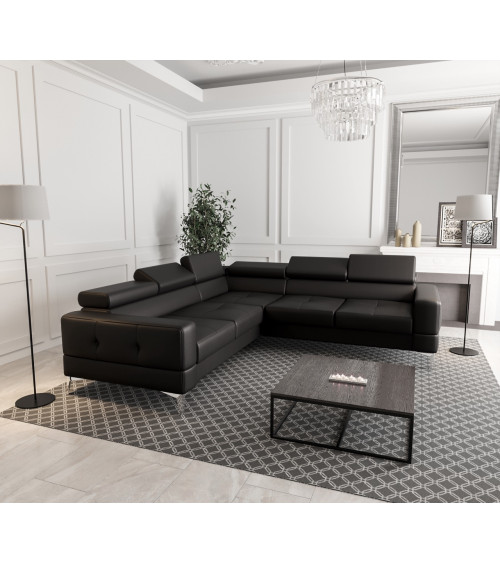 copy of Canapé d'angle reversible convertible ANDRE 202 x 85 cm en plusieurs couleurs