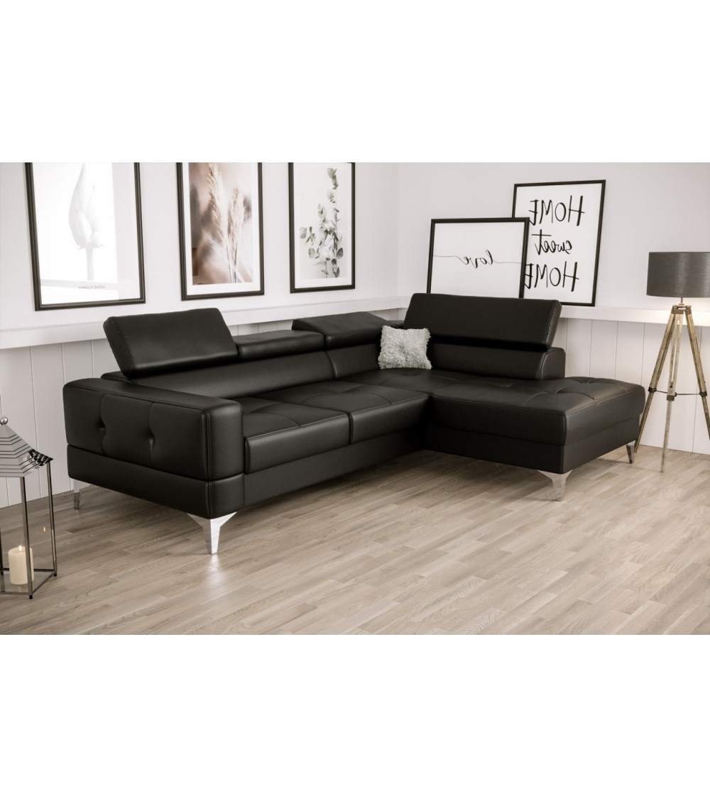 copy of Canapé d'angle reversible convertible ANDRE 202 x 85 cm en plusieurs couleurs