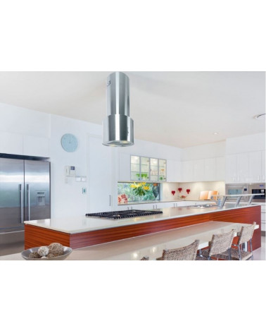 Cappa ad isola OKCYL INOX 40cm