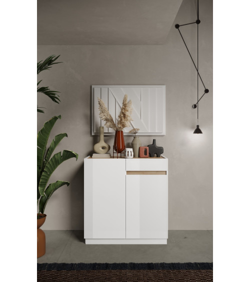 Buffet 3 portes VENUS Titan/Mercury 181 cm