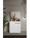 Bufete FANTASY blanco lacado/roble Cadiz 105 x 107 cm