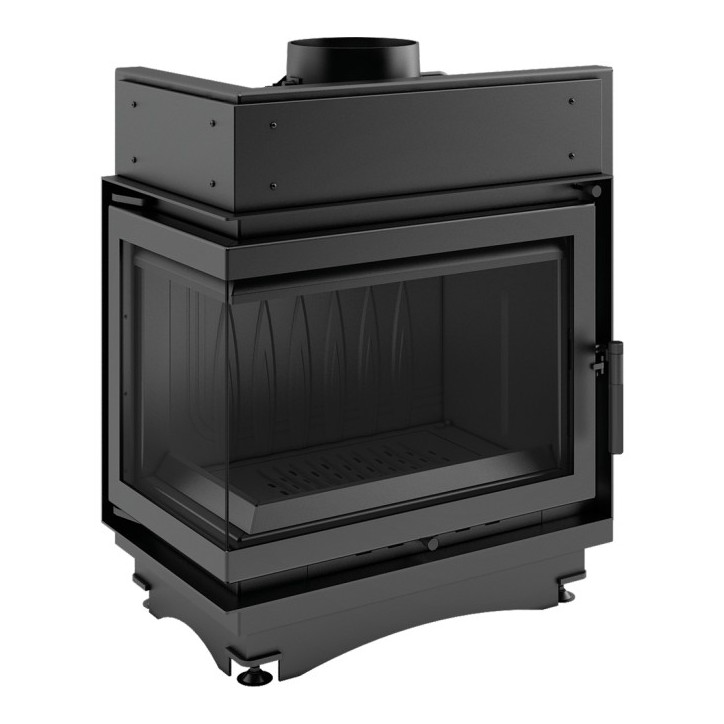 Inserto para chimenea MAJA 8 BS cristal en el lado izquierdo