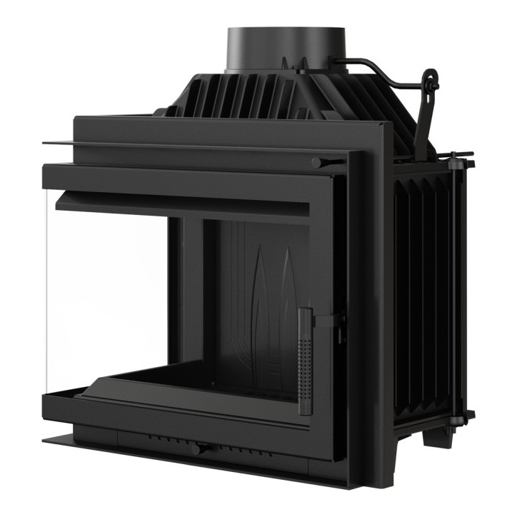 Insert cheminée SMART MS 8 BS 180mm vitre à gauche