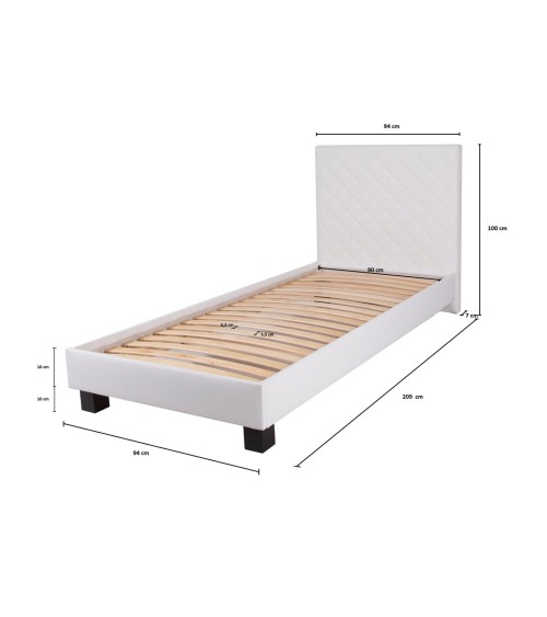 Lit ELBA II  90x200 cm