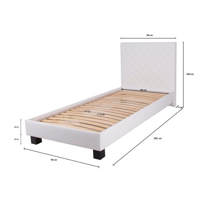 Lit ELBA II  90x200 cm