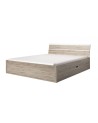 Lit adulte BETTINA 160x200 cm avec 2 tiroirs de rangement