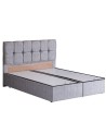LIT coffre PARIS gris 160x200 cm
