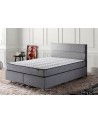 LIT coffre NIRON gris 160x200 cm