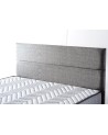 LIT coffre NIRON gris 160x200 cm