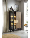Gran cómoda ODENSE 104cm roble y negro