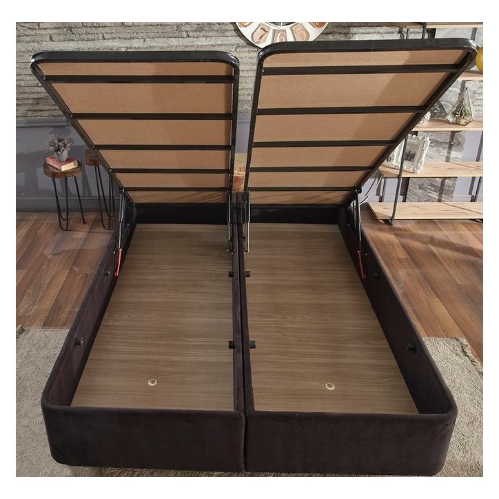 LIT coffre NIRON JULIETTE LUXE 160x200 cm