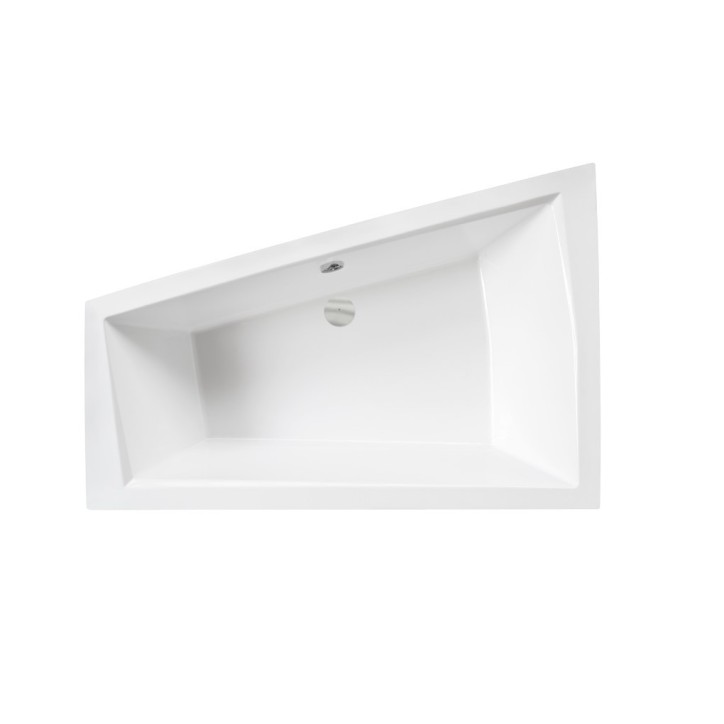 INTIMA DUO vasca da bagno angolare asimmetrica destra 170/180 cm con pannello