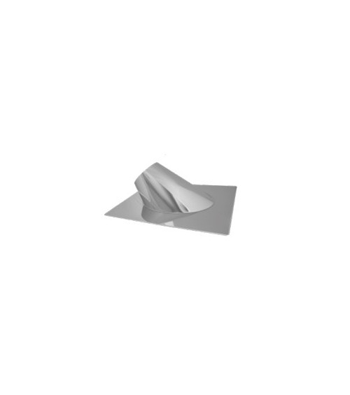 BASE DE CHEMINÉE INTERMÉDIAIRE POUR TOITURE À PENTE  30 % pour tuyaux double paroi isolé 50mm Ø 150/200 mm