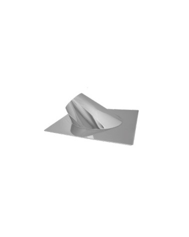 BASE DE CHEMINÉE INTERMÉDIAIRE POUR TOITURE À PENTE  30 % pour tuyaux double paroi isolé 50mm Ø 150/200 mm