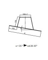 Kit de conducto aislado 7m doble pared - 100/120/130/150/160/180/200 mm