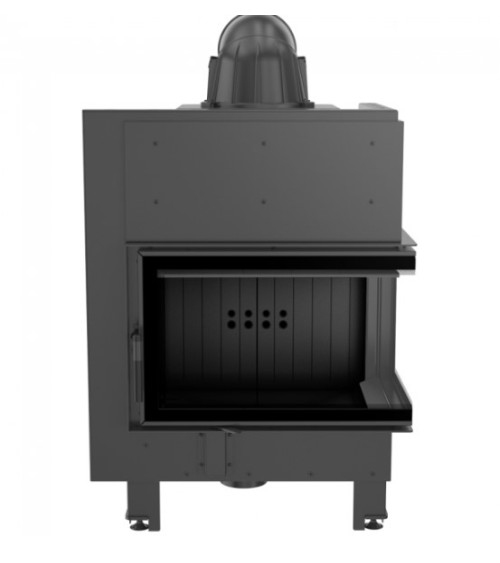 copy of Inserto para chimenea MBZ 13 BS cristal en el lado derecho cristal curvado puerta de guillotina