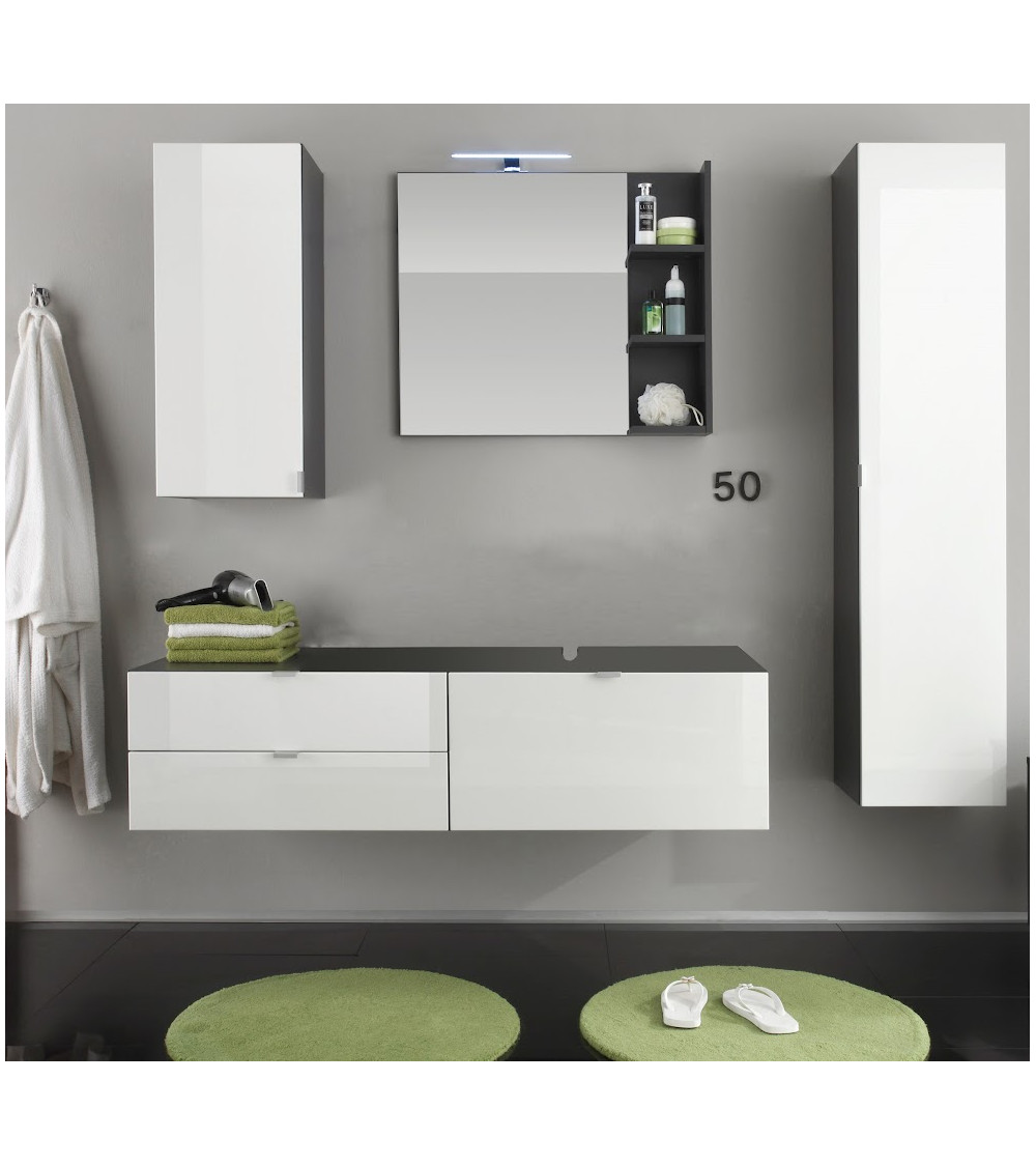 Ensemble Salle de bain CORA 140 x 50 x 53 cm Ensemble Salle de bain CORA 140 x 50 x 53 cm