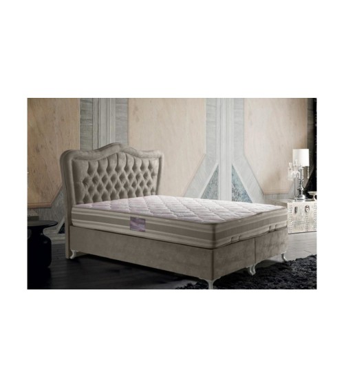 LIT coffre CAMELLI gris 90/160x200 cm