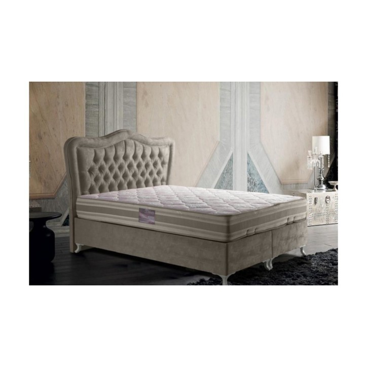 LIT coffre CAMELLI gris 90/160x200 cm