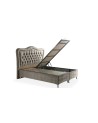 LIT coffre CAMELLI gris 90/160x200 cm