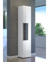 copy of Ensemble Salle de bain CORA : meuble suspendu avec vasque + 2 colonnes + miroir 140 x 50 x 53 cm
